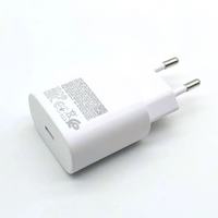 Adaptador de Corriente Tipo C de 25 W para Samsung, Cargador PD con Puerto Tipo C PD de Carga Rápida para iPhone, Samsung S25, S24, S23, S22, S21, Enchufe EU/US/UK