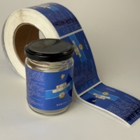 Etiqueta Autoadhesiva Personalizada al por Mayor con Impresión a Color, Estampado en Caliente con Lámina Dorada para Botellas de Alimentos Saludables, Sopa de Nido de Pájaro