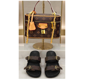 Sandali da <span class=keywords><strong>Donna</strong></span> TORRYBURR di Lusso, Versione Top, con Stampa Moda Spiaggia, Doppia Fibbia, Ciabatte Estive L2026vvs - Product Image 2