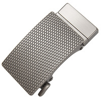 Boucles de ceinture automatiques en métal avec logo personnalisé, vierges, 36 mm, en alliage de zinc, à verrouillage automatique, pour ceintures en cuir de vachette pour hommes