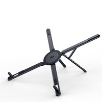 Support magnétique en alliage d'aluminium, multifonctionnel, pliable, universel, portable, pour ordinateurs portables et téléphones mobiles