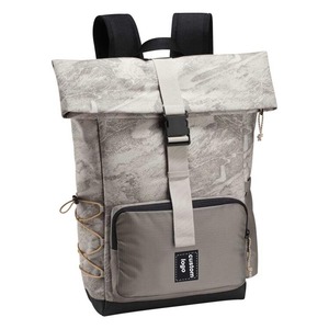 リサイクルナイロン製シティリュックサック、カスタムロゴ入り、防水ロールトップ、ノートパソコンバッグ、メンズスポーツ、旅行、学校、仕事用デイパック - Product Image 2