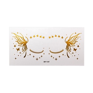 <span class=keywords><strong>Tatuaggi</strong></span> Temporanei Personalizzabili <span class=keywords><strong>con</strong></span> Lentiggini Colorate e Glitter Dorato Scintillante, Confezione <span class=keywords><strong>con</strong></span> Busta Stampata - Product Image 2