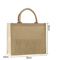 Nouveautés 2026 : Sacs en toile de jute réutilisables personnalisés avec poignée et logos imprimés – Coffrets cadeaux pour la promotion commerciale et le shopping