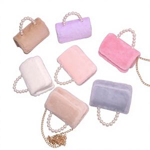 Nouveau <span class=keywords><strong>sac</strong></span> bandoulière pour petite fille, automne-hiver, princesse, en peluche fine, ultra-léger, respirant, isolant thermique, antibactérien, pour l'école primaire - Product Image 1