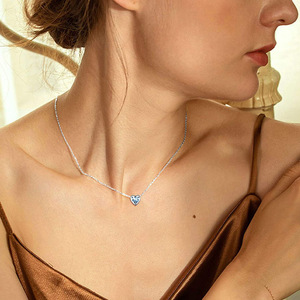 สร้อยคอจี้รูปหัวใจสำหรับผู้หญิง O Chain เครื่องประดับแฟชั่น สร้อยคอสวมใส่ทุกวัน - Product Image 3