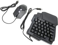 Konverter Keyboard Mouse Gaming 4-in-1 Berkabel untuk Game PUBG Mobile di IOS & Android