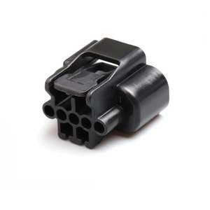 Conector de Enchufe de Señal de Giro Impermeable de 5 Orificios para Vehículos Toyota 7283 5529 11904, Conector Automotriz de Plástico Negro - Product Image 1