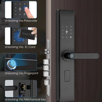Cerradura Inteligente WiFi Tuya UIELOCK D1-9 con Lector Biométrico de Huellas Dactilares, Multi-Método, Sin Llave, Compatible con Apartamentos, Venta al Por Mayor
