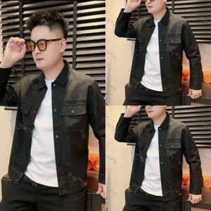 Invierno 2025 Nueva chaqueta de cuero de motocicleta al aire libre de estilo americano de manga larga con solapa informal alta con gran oferta - Product Image 2