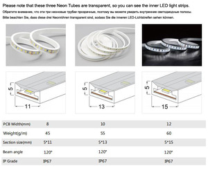 5x13mm Led Light Strip Neonflex Rope Tube Silicone 75 80 Vente en gros Nouveau Design Haute Qualité Led Neon Lights Neon Lights pour Mur - Product Image 6