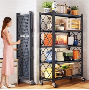 رف رف تخزين منزلي قابل للطي من 5 طبقات - Product Image 6