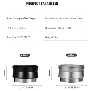 Minimalist Round Eco-Friendly Tea and Coffee Tools Portable Stainless Steel Gravity Distributor - Product Image 3