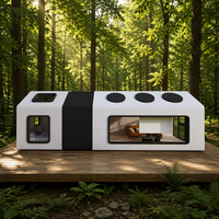 Capsule de séjour haut de gamme T3 avec vue panoramique, entièrement décorée, salle de bain humide/sèche intégrée