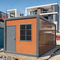 Maison conteneur FLKT prête à l'emploi, conteneur plat, prêt à l'emploi, préfabriqué, modulaire, mobile, bureau de chantier en conteneur maritime
