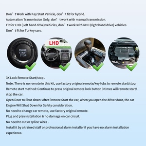 Plug Play <b>Remote</b> Starter Kit Fit for Toyota Land Cruiser 2016-2021 with Push Button Start Gasoline Automatic <b>Car</b> Only - Product Image 5