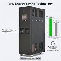 Unité CDU de type armoire 500 kW haute puissance avec redondance double pompe pour refroidissement liquide HPC