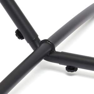 550LBS वजन क्षमता स्टील झूला स्टैंड एडजस्टेबल हुक 8 से 10.5 फीट लंबे 2 व्यक्ति स्थान बचाने वाले पोर्टेबल झूला में फिट बैठता है - Product Image 4