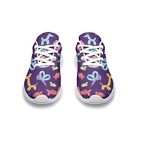 Chaussures de golf formelles personnalisées à motif patchwork, baskets respirantes en maille, design personnalisé, légères, pour la marche quotidienne printemps/été