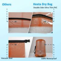Bolsa Impermeable de Alta Calidad para Viajes al Aire Libre, Bolsa Seca de PVC con Cierre Enrollable, Portátil, Resistente al Agua y Flotante