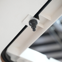 Puits de lumière pour camping-car 500X500mm avec lumière LED Fenêtre de toit de caravane Puits de lumière pour camping-car
