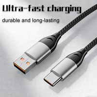 Schnelles Ladedatenkabel 60W-100W 1m/2m Schnelles Laden PD 3A-5A USB-C Geflochtene Nylon-Ummantelung Mobiltelefon Typ-C Datenkabel