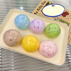 Jouet anti-stress DIY fait main en forme de boule, sensation agréable au toucher, pour les 5-7 ans, populaire pour la réduction du stress avec récupération lente - Product Image 4