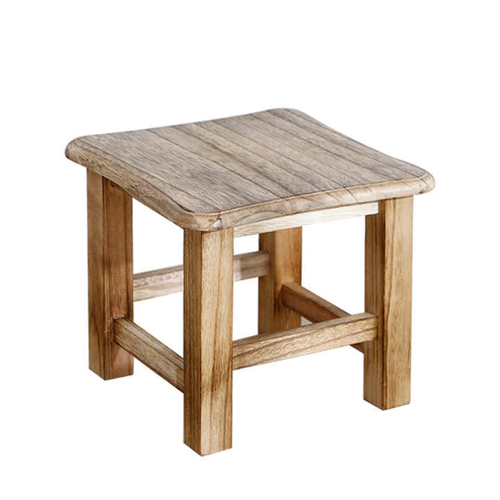 Sgabello In Legno Per Bambini Con Motivo Animale - 25 Cm, Dipinto A Mano