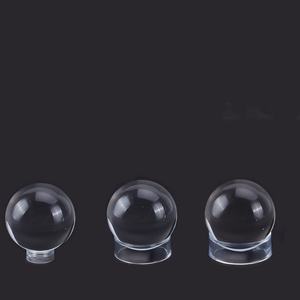 Supports ronds transparents en acrylique pour collections de minéraux et pierres précieuses, présentoir durable pour œufs de Pâques et sphères de pierres précieuses - Product Image 4