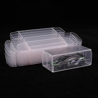 Boîtes en plastique transparentes en PVC PET avec impression personnalisée, boîte cadeau multi-tailles, boîte carrée rectangulaire transparente pliable
