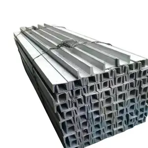 Fornitura diretta della fabbrica ASTM A36 materiale da costruzione strutturale acciaio Ss400b U canale U fascio per la costruzione