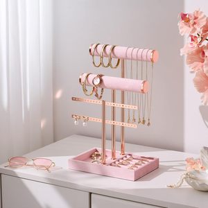 Présentoir de bijoux en métal en gros pour boucles d'oreilles, bagues et colliers – Vente directe usine - Product Image 2