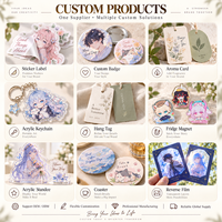 Aimants de réfrigérateur personnalisés en acrylique, paysage hivernal, souvenir, vente en gros, fabricant OEM, fournisseur d'usine, cadeaux de vacances, emballage en vrac