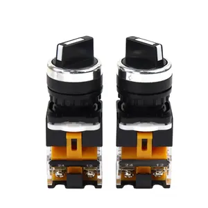 wholesale price momentary return 2 Gear rotate selector push button Switches