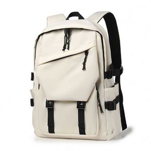Mochila de Ciclismo Flying Fashion con Marco Externo de Cuero Genuino para Estudiantes de Secundaria y Parejas, Gran Capacidad - Product Image 2