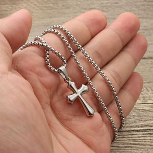 yunnique <b>Cross</b> Pendant Necklace Gold Zinc Alloy Unisex Fashion Jewelry Gift - Product Image 3