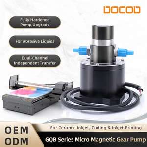 Bomba de engranajes dosificadora cuantitativa DOCOD personalizada, resistente a la corrosión, de PEEK, bomba de engranajes micro magnética de acero inoxidable - Product Image 2