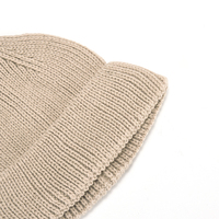 Gorro de Punto Cálido de Invierno Color Caqui Sólido para Adultos, Ideal para Viajes al Aire Libre, Hecho de Hilo de Algodón, Unisex, Color Personalizado, Talla 54-56CM