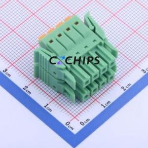 KF2EDGKNHG-3.81-2*4P Plug-in Terminal Block P=3.81mm Connector Plug Snap Fixing 2x4P 3.81mm - Product Image 2