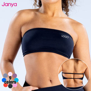 Janya 2026 <span class=keywords><strong>Top</strong></span> Sportivo da <span class=keywords><strong>Donna</strong></span> Senza Maniche per Palestra e <span class=keywords><strong>Fitness</strong></span>, Reggiseno Sportivo Senza Spalline e Senza Schienale, Reggiseno a Tubo per Yoga ad Alta Elasticità e Senza Cuciture - Product Image 3