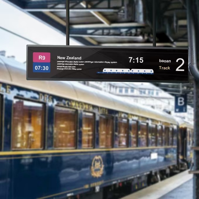 Shelf Edge Ultra 12.1 Inch Indoor Stretched Bar LCD Stretched Bar LCD Display Bar LCD Display