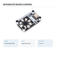 Module d'affichage LED RVB adressable WS2812, carte lumineuse numérique à 8 pixels pour projets d'éclairage couleur Arduino