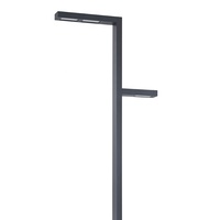 Éclairage LED extérieur pour routes et allées en alliage d'aluminium, résistant aux intempéries IP65, avec commande tactile et à distance, garantie 5 ans