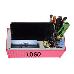 Wholesale <b>Pen</b> Container <b>Multiple</b> <b>Colors</b> Desktop Stationery Storage <b>Pen</b> Holder Container for Promotion - Product Image 1