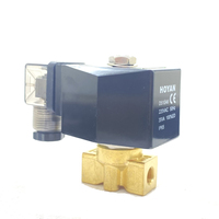 Válvula Solenoide de Alta Presión de Latón Hoyan PG-02 50 bar Normalmente Cerrada de 1/4in 1/8in de 2 Vías para Aire, Agua, Gas y Aceite