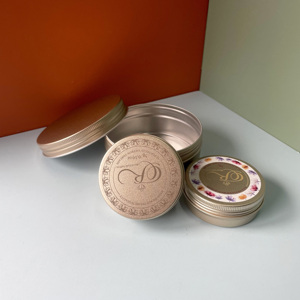 Boîte de conserve en aluminium à bouchon vissé de 20g Boîte à thé en métal blanc Lire pour expédier 20ml-aluminium-étain - Product Image 4