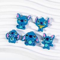 Autocollant en résine crème Stitch de dessin animé, écologique, marque Yaopo, accessoires DIY pour coque de téléphone, patch, cheveux, enfants, réfrigérateur