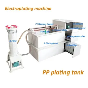 Tongda11 mini machine de galvanoplastie système de chromage de ligne de placage de petit réservoir de galvanoplastie de nickel