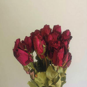 ร้อนขายของขวัญดอกไม้แห้งแห้งช่อกุหลาบสำหรับงานแต่งงานตกแต่ง - Product Image 6