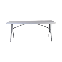 Table ronde pliante moderne en plastique pour événements extérieurs et banquets – Vente en gros